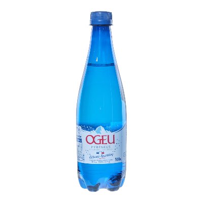 Mineral Water Ogeu From Pyrenees 687 Mountain Glass Bottle Blue Cap 12/750