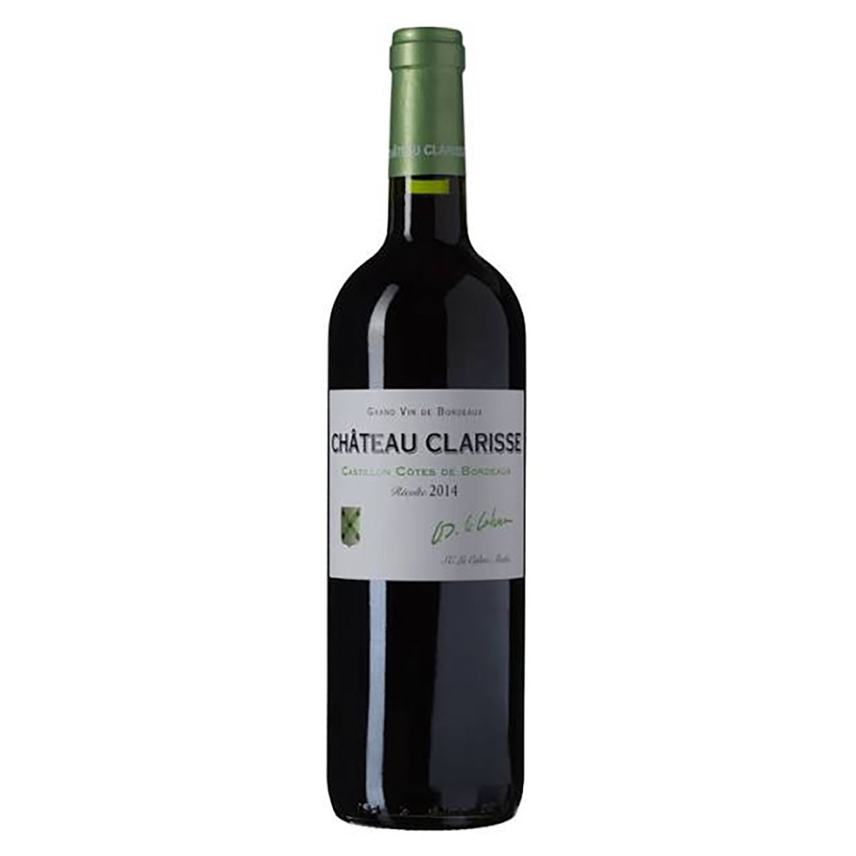 Château Clarisse, Castillon Côtes de Bordeaux Red  2019  91Pts Decanter 6x750