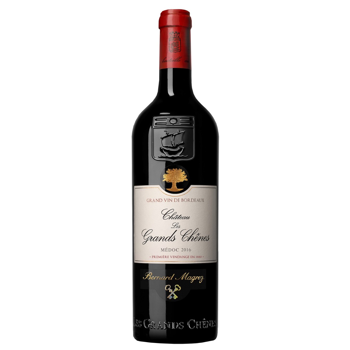 Medoc Cht Les Grands Chenes 2019  by Bernard Magrez 6/750