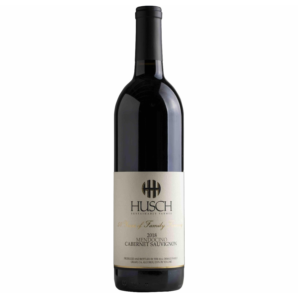 Husch Cabernet Sauvignon SUSTAINABLE FARMING 2022  12X750