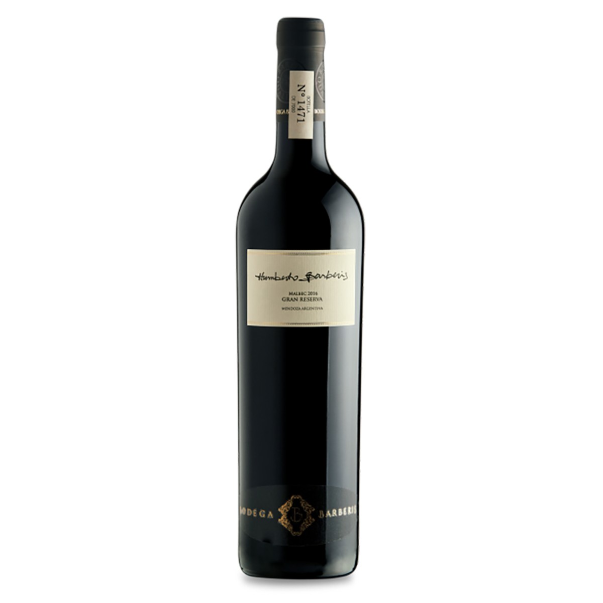 100% Malbec  "TALENTO Humberto Barberis    2022  6x750