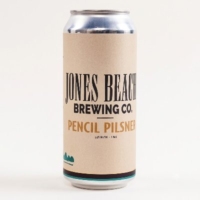 Jones Beach Pencil Pilsner CAN 4x6 Cans 24/16oz