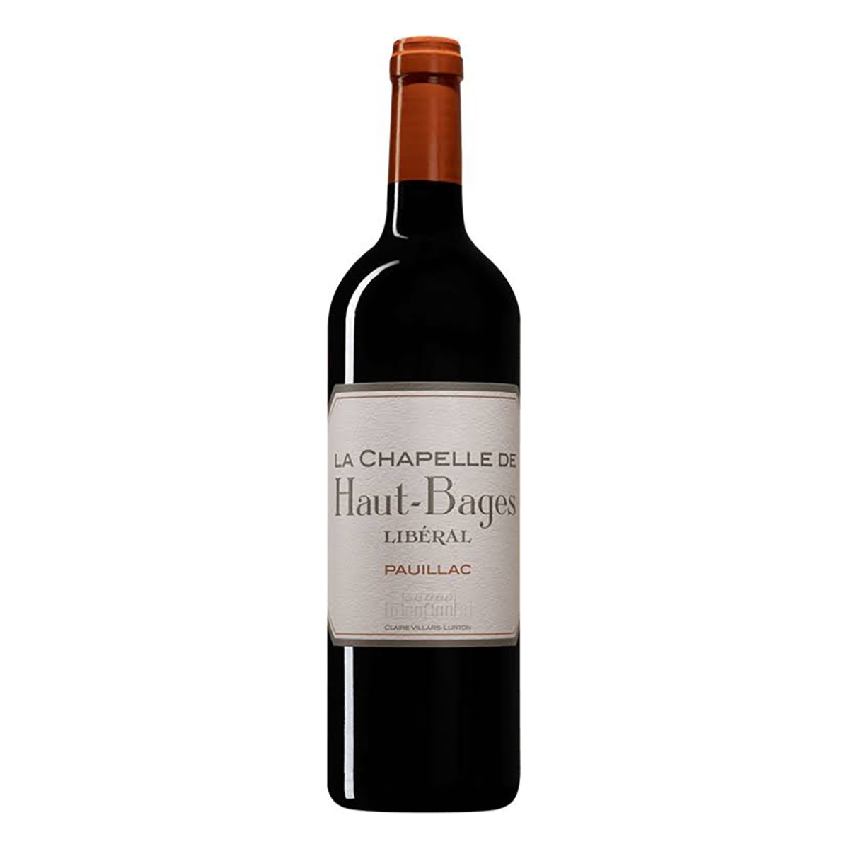 Pauillac "La Chapelle de Haut Bages Liberal" VN 92PTS   2016   6X750
