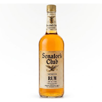 RUM-BRUN  "Senators Club"   40% alcohol / 80 PROO  12X1L