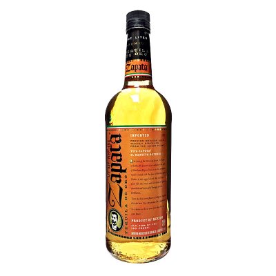 Tequila Gold  "Zapata"    40% alcohol / 80 PROOF   12X1L