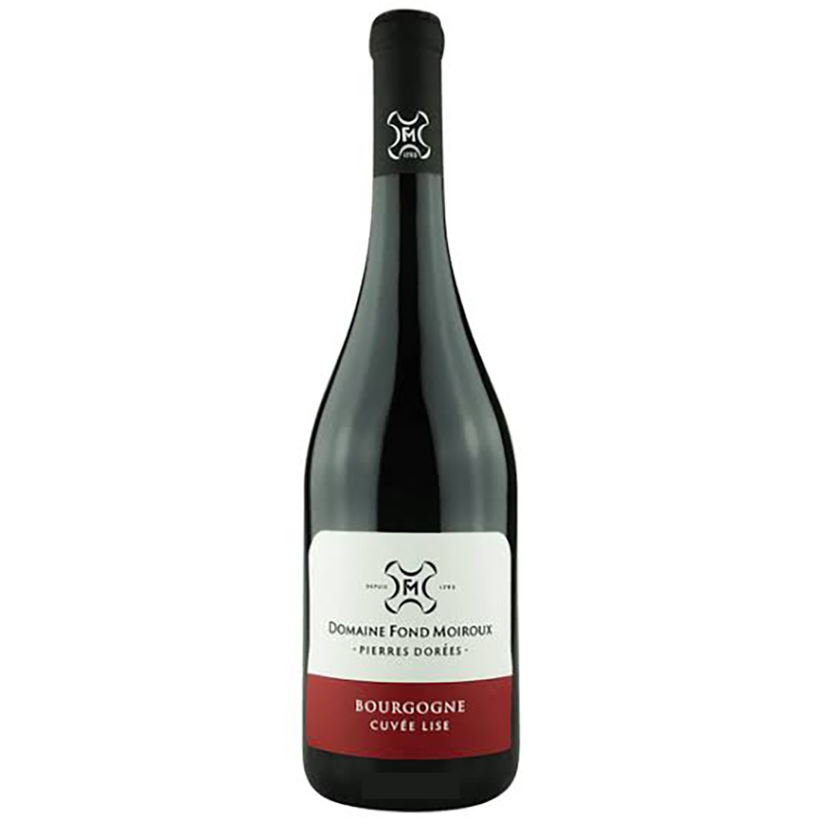 Bourgogne Pinot Noir  AOC "DOMAINE FOND MOIROUX" « Cuvée Lise » 2022 12/750