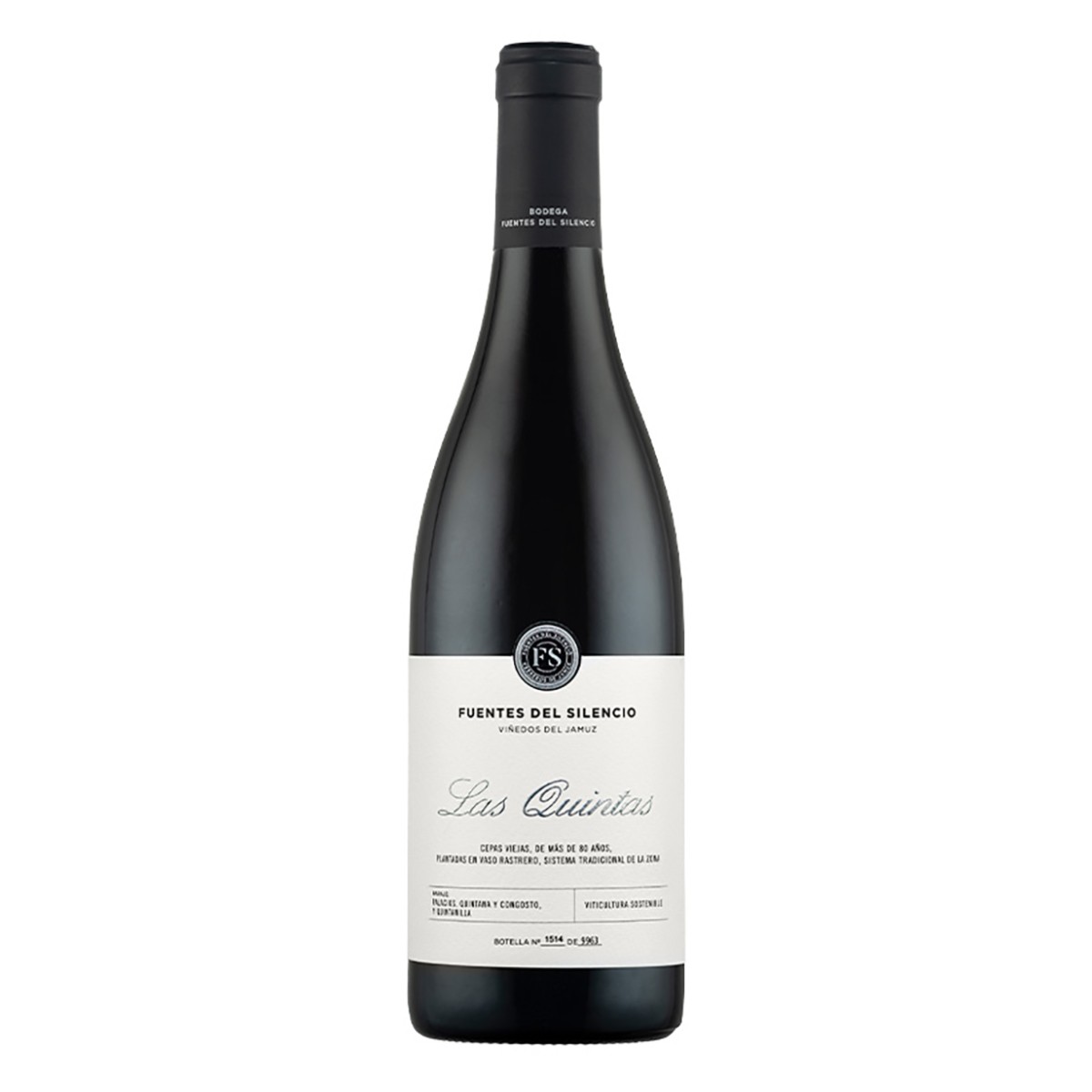 LAS QUINTAS -Family Reserve-Vino de Paraje (Mencia.Gran Negro,Alicante Bouschet,Palomino) Organic 2019 12x750