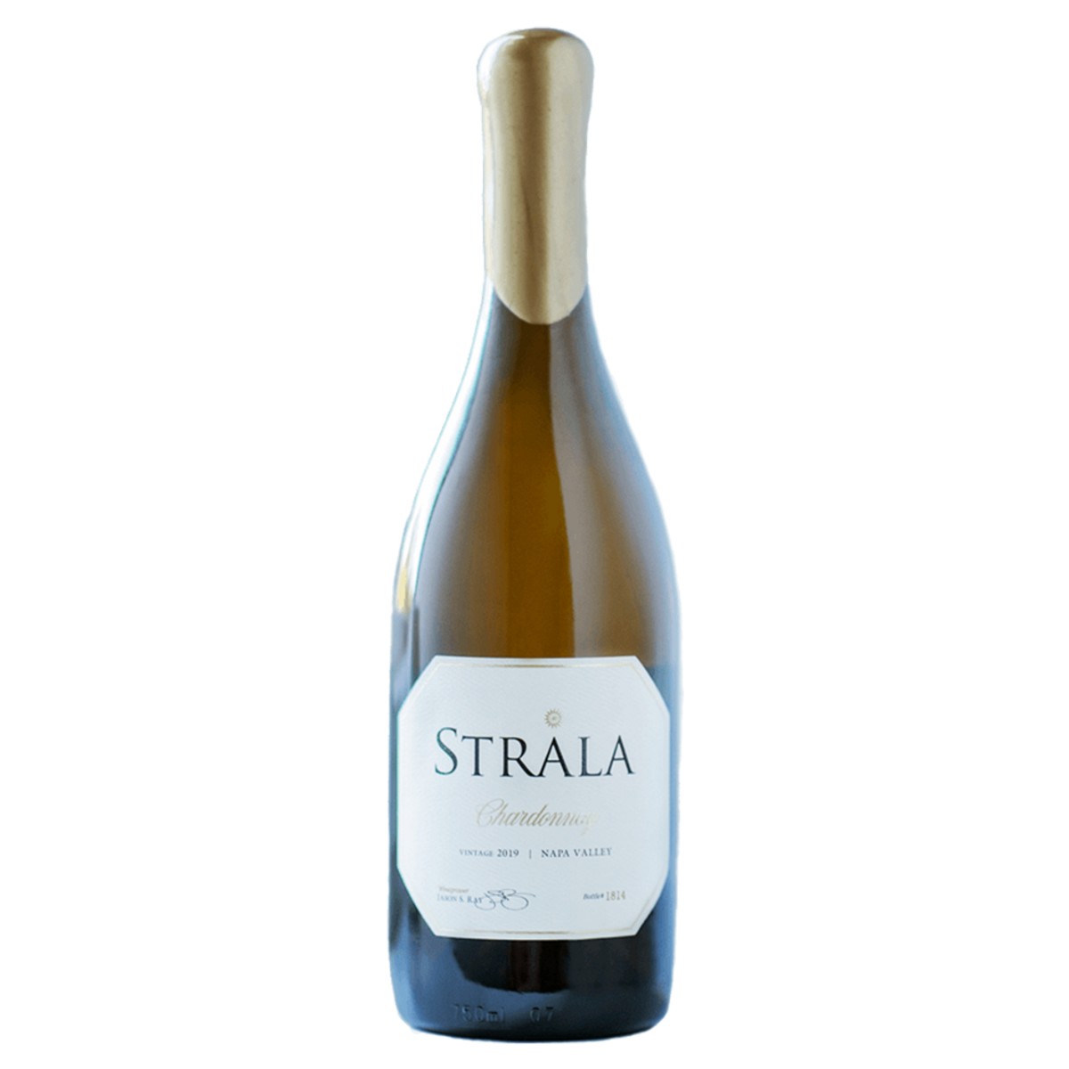 Chardonnay "Strala"  Aged 18 months in Oak Napa Valley  2019   12x750