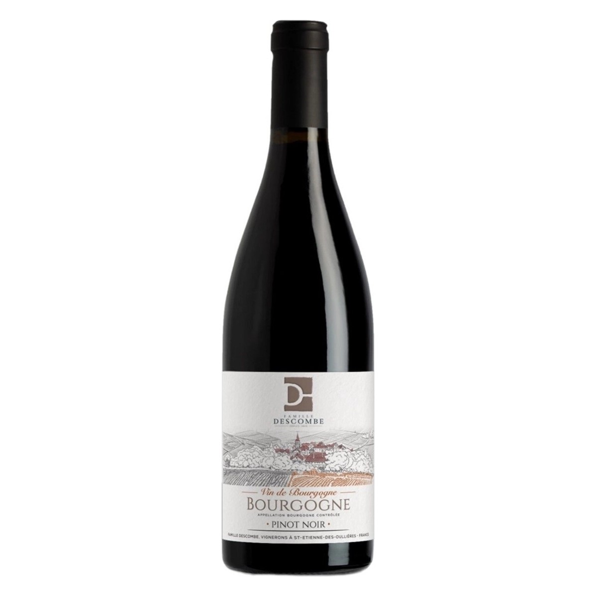 Bourgogne Pinot Noir  AOP Vins Descombe 2022 12/750
