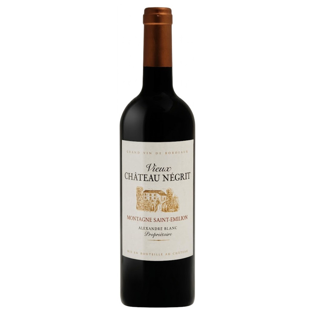 Montagne St Emilion "Vieux Chateau Negrit"     90 PTS JS   2022    12X750